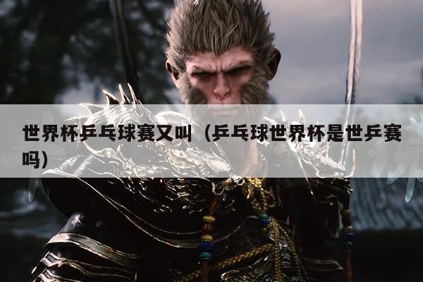 世界杯乒乓球赛又叫（乒乓球世界杯是世乒赛吗）