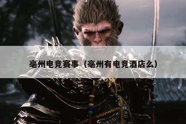 亳州电竞赛事（亳州有电竞酒店么）