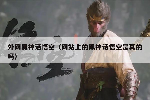 外网黑神话悟空（网站上的黑神话悟空是真的吗）