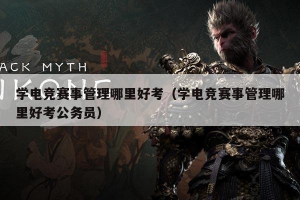 学电竞赛事管理哪里好考(学电竞赛事管理哪里好考公务员)