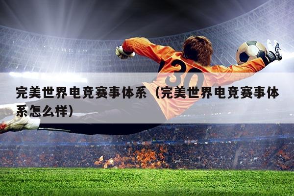 完美世界电竞赛事体系(完美世界电竞赛事体系怎么样)