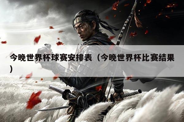 今晚世界杯球赛安排表（今晚世界杯比赛结果）