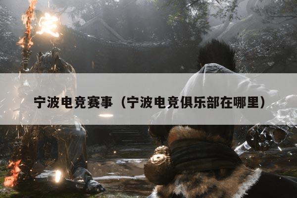 宁波电竞赛事（宁波电竞俱乐部在哪里）